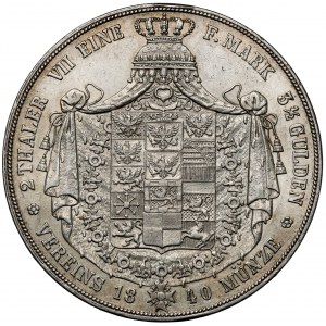 Prusko, Friedrich Wilhelm III, 2 rupie / 3-1/2 guldenov 1840-A