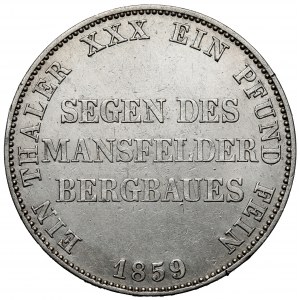 Prussia, Friedrich William IV, Mining Thaler 1859-A