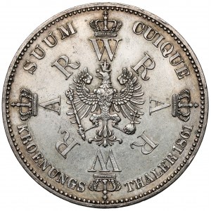 Prusko, Vilém I., Thaler 1861-A