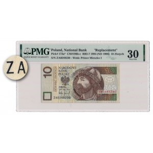 PLN 10 1994 - náhradní série - ZA