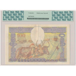 Madagaskar, 100 franků (1937) - SPECIMEN