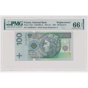 PLN 100 1994 - náhradní série - YD