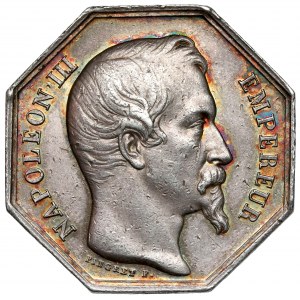 Réunion, Napoleon III., Réunion-Bankmünze