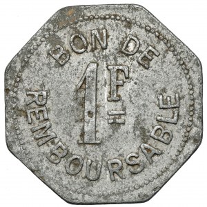 Komoren, Société anonyme de la Grande Comore, 1 Franc ohne Datum