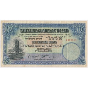 Palestine, 10 Pounds 1939