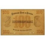 Germany, 100 Mark 1874 - BACK PROOF