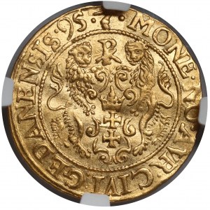 Žigmund III Vaza, gdanský dukát 1595 - SVE - razené