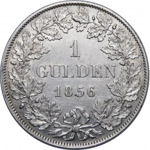 Niemcy, Bawaria, Maksymilian II, 1 gulden 1856