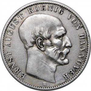 Germany, Brunswick-Calenberg-Hannover, Ernest August, thaler 1851