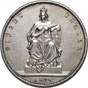 Deutschland, Preußen, Wilhelm I., Siegertaler 1871 A