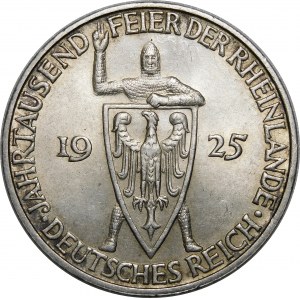 Deutschland, Weimarer Republik, 3 Mark 1925 D