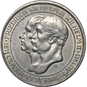 Germany, Prussia, Wilhelm II, 3 marks 1911 A