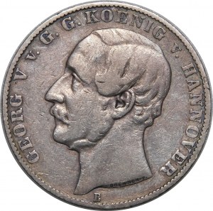 Niemcy, Hannover, Jerzy V, talar 1857 B