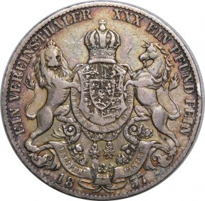 Niemcy, Hannover, Jerzy V, talar 1857 B