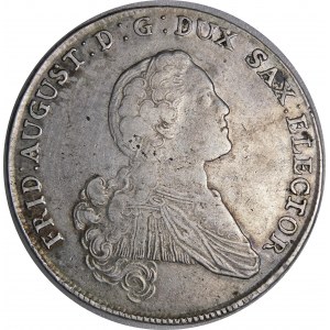 Germany, Saxony, Frederick August III, 1768 E.D.C. thaler.