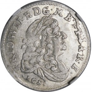 Germany, Brandenburg-Prussia, Frederick William, sixpence 1685 LCS