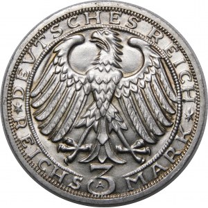 Deutschland, Weimarer Republik, 3 Mark 1928 A