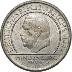 Germany, Weimar Republic, 3 marks 1929 A