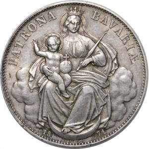 Germany, Bavaria, Ludwig II, thaler 1871
