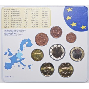 Germany, Euro coin set 2003 F