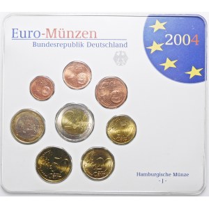 Deutschland, Euro 2004 Kursmünzensatz J