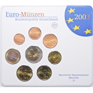Deutschland, Euro-Münzsatz 2003 D