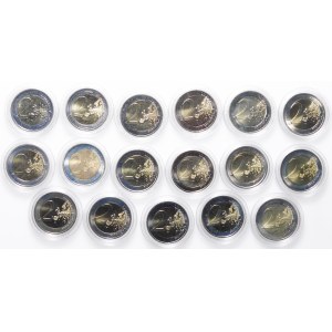 Germany and other EURO countries, 2 euro coin set in machoni box
