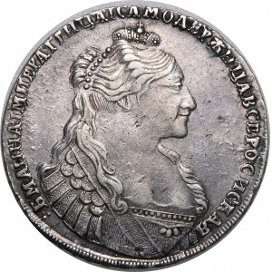 Russia, Anna, ruble 1735