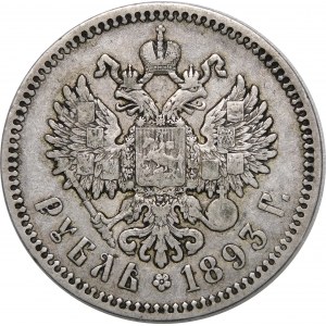 Rosja, Aleksander III, rubel 1893
