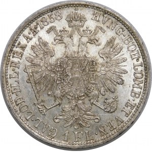Austria, Franciszek Józef I, 1 floren 1858 A