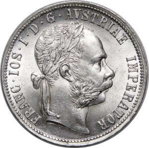 Austria, Franz Joseph I, florin 1889