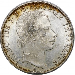 Austria, Franz Joseph I, florin 1860