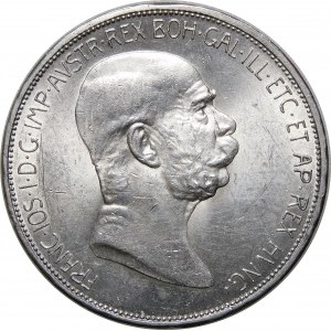 Austria, Franciszek Józef I, 5 koron 1908