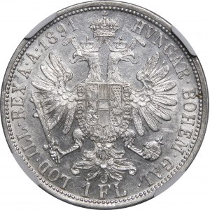Österreich, Franz Joseph I., Gulden 1891