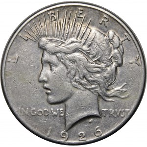 USA, $1 1926, Peace Dollar