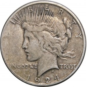 USA, $1 1924, Friedensdollar