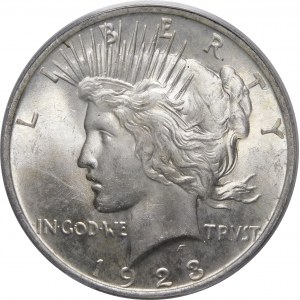 USA, $1 1923, Peace Dollar