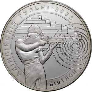 Belarus, 20 Rubel 2001, XIX. Olympische Winterspiele, Salt Lake City 2002 - Biathlon