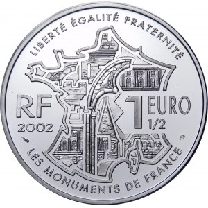 Frankreich, 1½ Euro 2002, Monumente Frankreichs - Montmartre