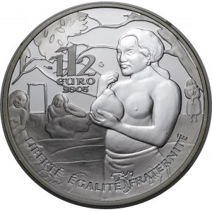Francja, 1½ euro 2003, 100. rocznica śmierci Paula Gauguina - RZADKA
