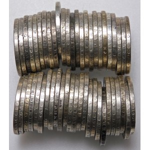 Frankreich, 5 Francs, Satz von 50 Stück - 501 Gramm reines Silber