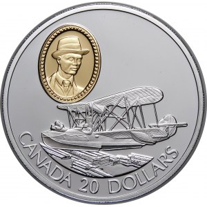 Kanada, 20 dolarów 1994, Canadian Vickers Vedette - oryginalne opakowanie