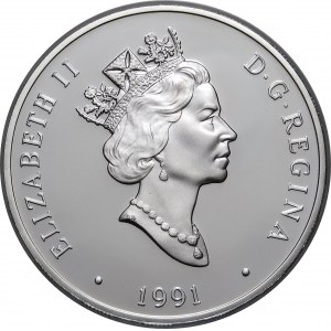 Kanada, 20 dolarów 1991, AEA Silver Dart - oryginalne opakowanie