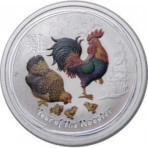 Australia, 50 cents 2017, the year of the rooster