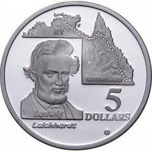 Australien, $5 1994, Ludwig Leichhardt