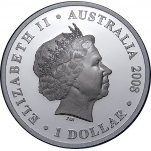 Australia, $1 2008, 90th anniversary of the end of World War I