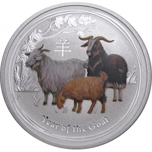 Australia, $1 2015, year of the goat