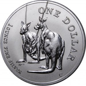 Australia, 1 dolar 1999, kangury