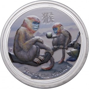 Australia, 1 dolar 2016, rok małpy
