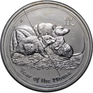 Australia, 1 dolar 2008, rok myszy